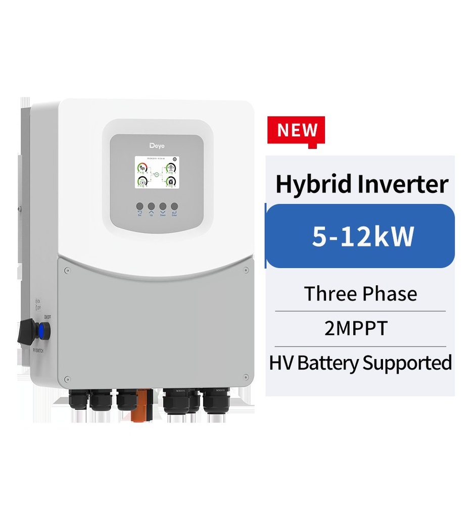 DEYE-EU Low Voltage Hybrid Inverter Three Phase 5kW SG06